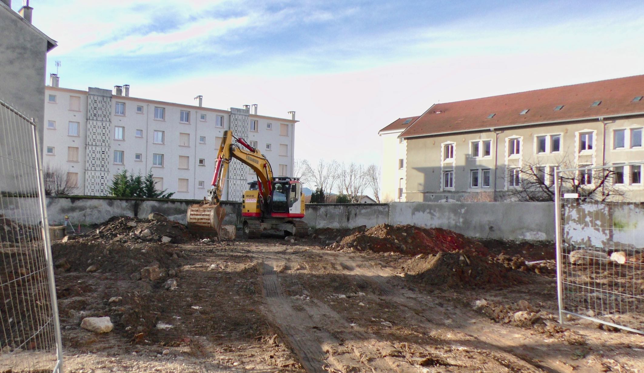 Démarrage du chantier de la Manufacture à St Marcellin